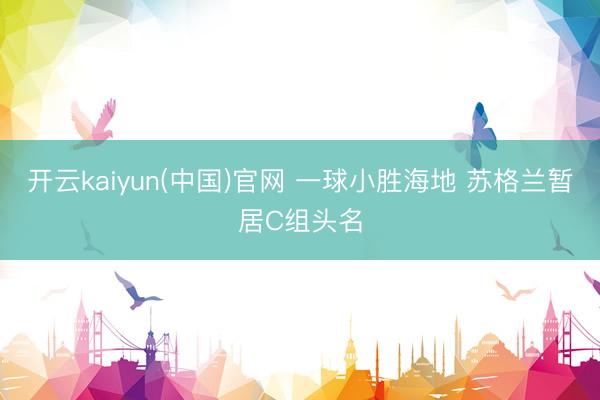 开云kaiyun(中国)官网 一球小胜海地 苏格兰暂居C组头名